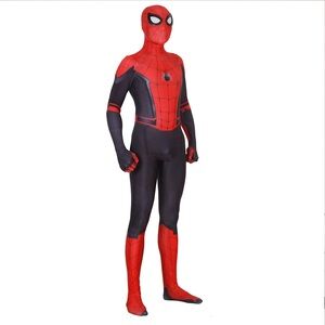 Spider-Man No Way Home Jumpsuit Adult Halloween Cosplay Costume. Size 3XL